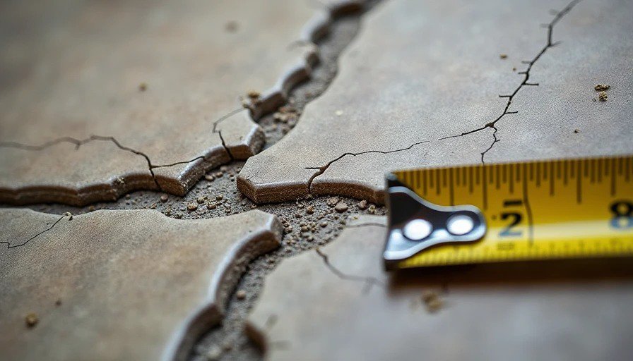 Failed Tile Job Cracks and Damage Cracked porcelain basement floor tiles 5 months after installation