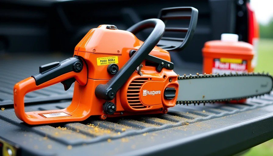 Rented Husqvarna chainsaw used for DIY tree removal