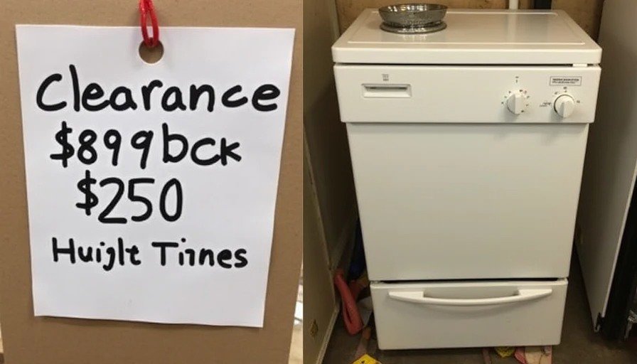 Massive Savings on Clearance Appliance Home Depot clearance price tag for GE Profile dishwasher