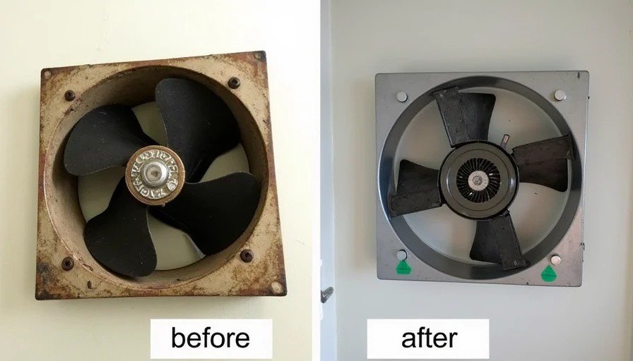 Bathroom Fan Upgrade Succes Old noisy bathroom exhaust fan vs new quiet replacement