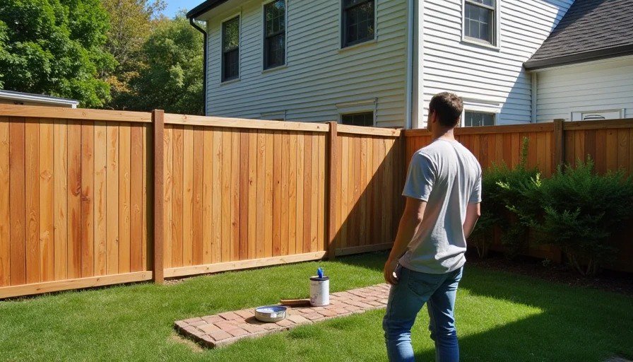 Hired a guy to paint my fence — he used the wrong stain and ghosted me. $400 lesson learned.