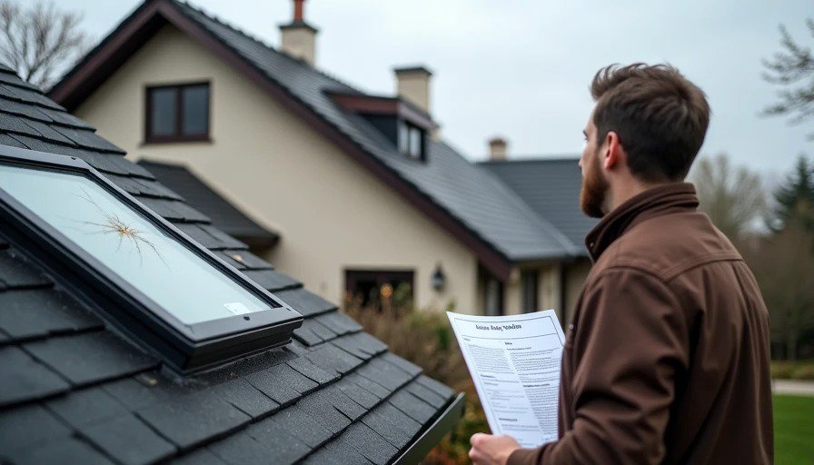 Roof Work Hazard That Cost $200 Roofer working near unprotected skylight leading to crack