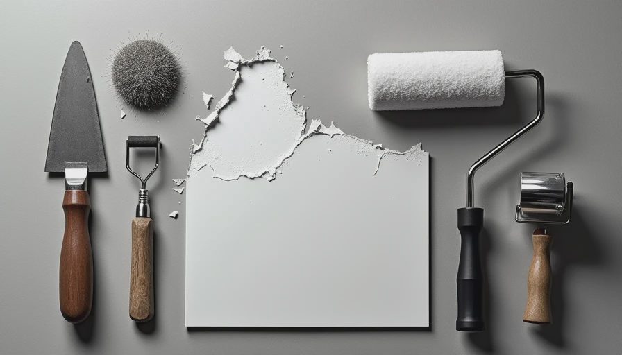 Illustration for fix dent in wall